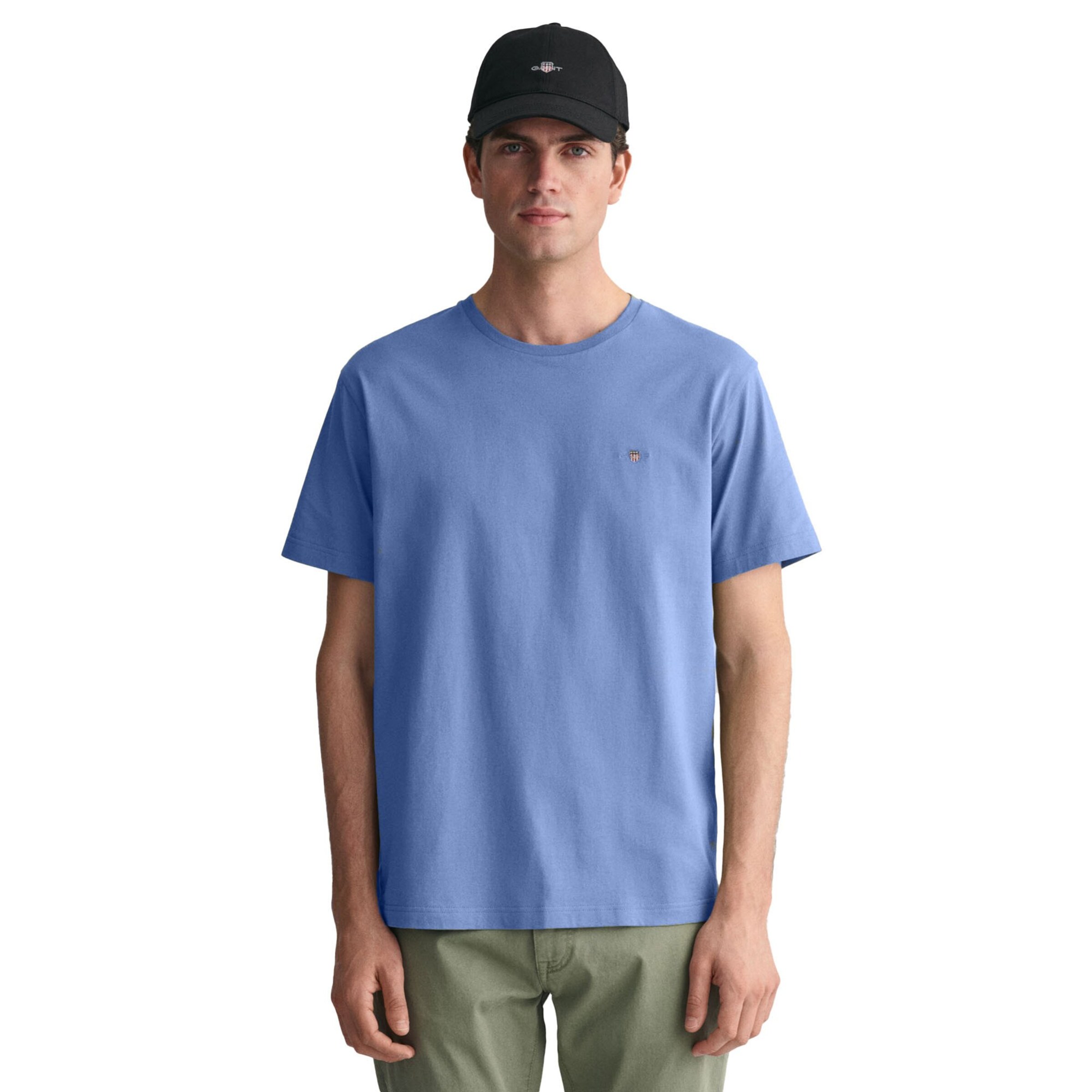 T-Shirt GANT en bleu : devant