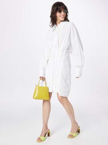 Gina Tricot Shirt dress 'Lana' in White