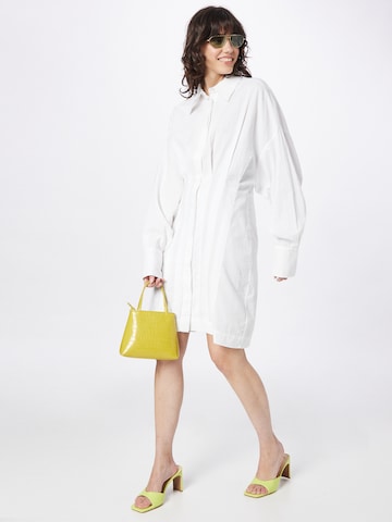 Gina Tricot Shirt Dress 'Lana' in White