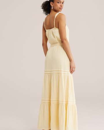 WE Fashion - Vestido de verão em amarelo