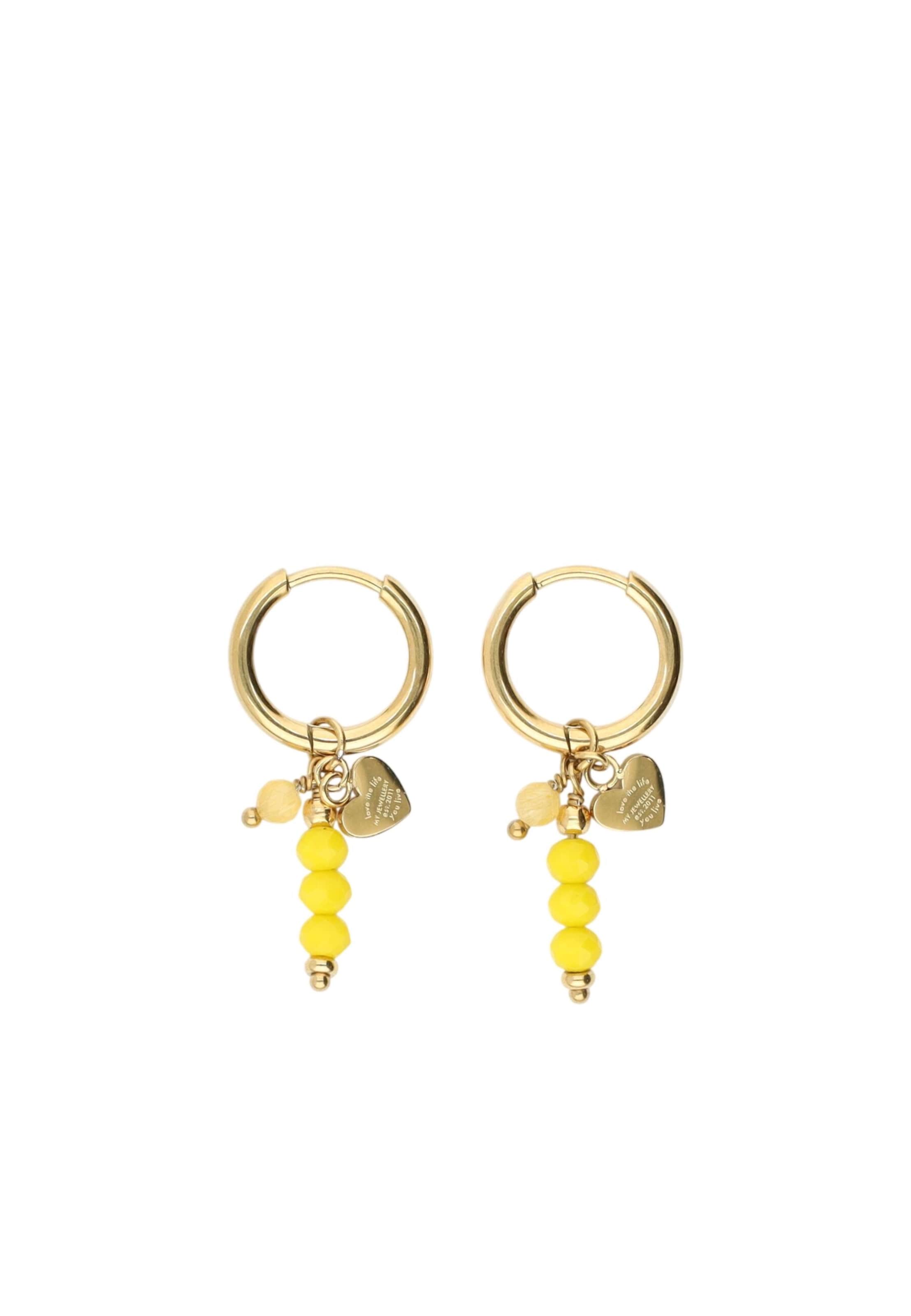 Boucles d'oreilles My Jewellery en or : devant