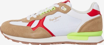 Pepe Jeans Sneakers ' BRIT' in Beige: front