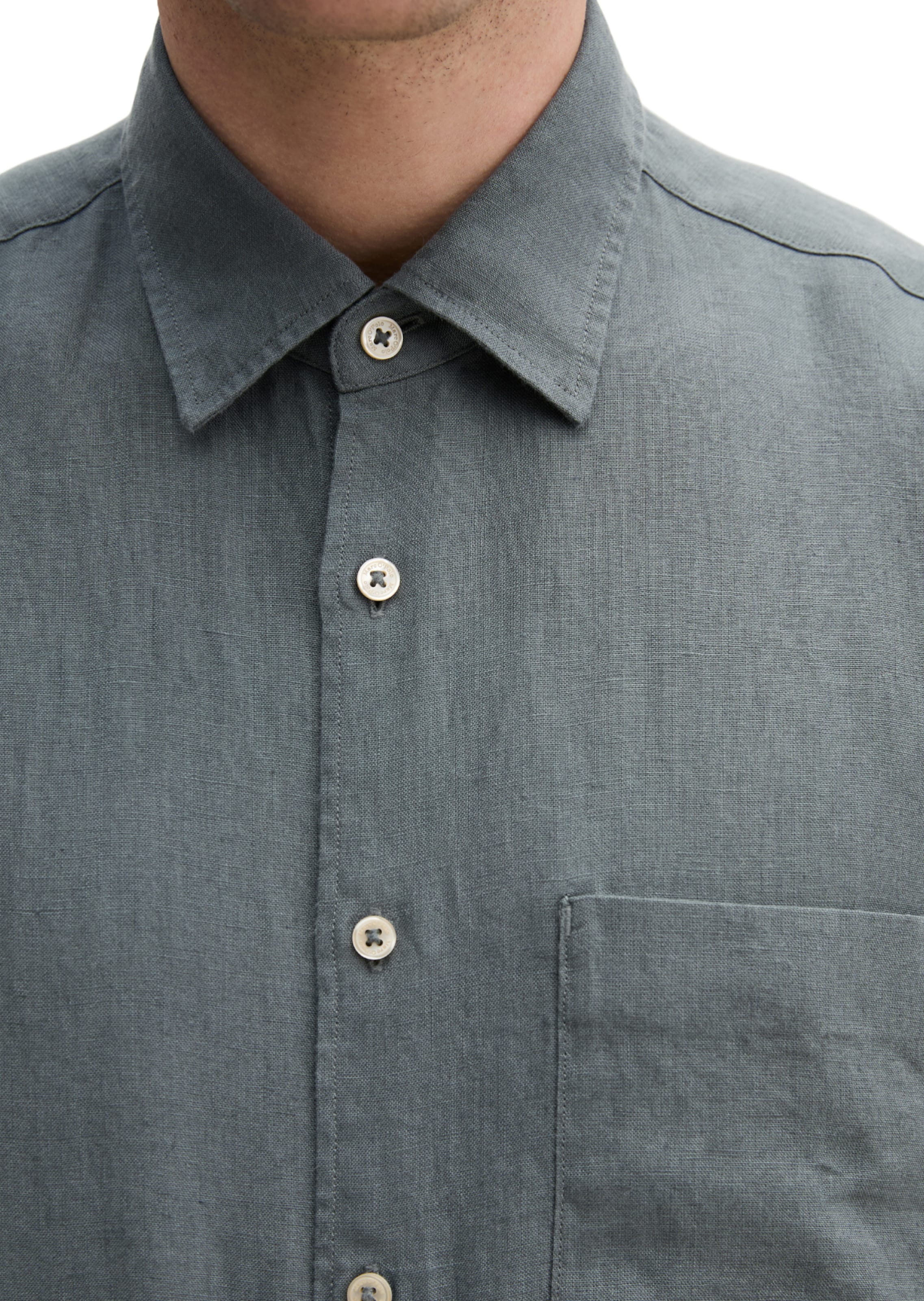 Marc O'Polo Regular Fit Hemd in Grau