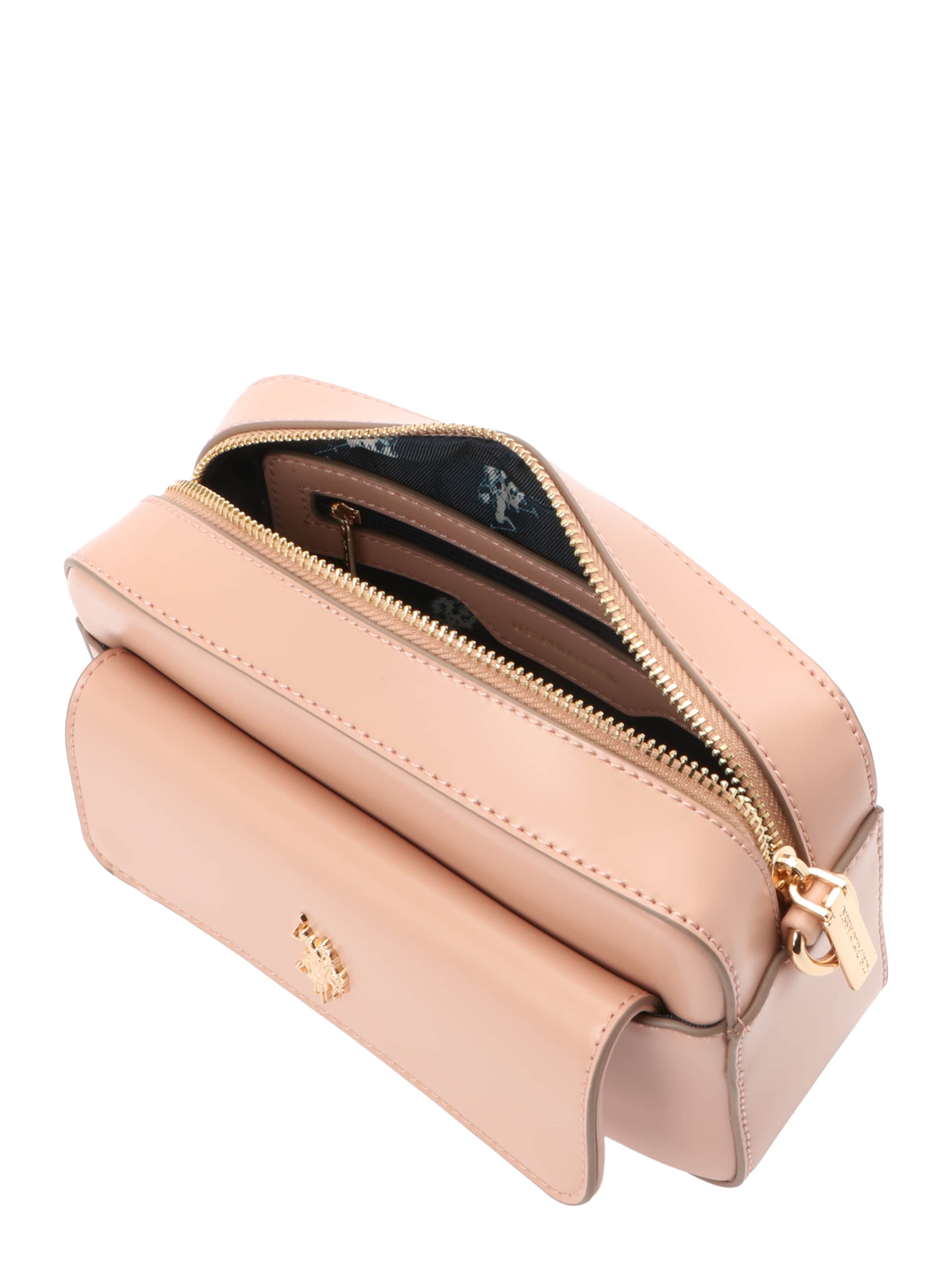 U.S. POLO ASSN. - Mala de ombro em rosa: topo