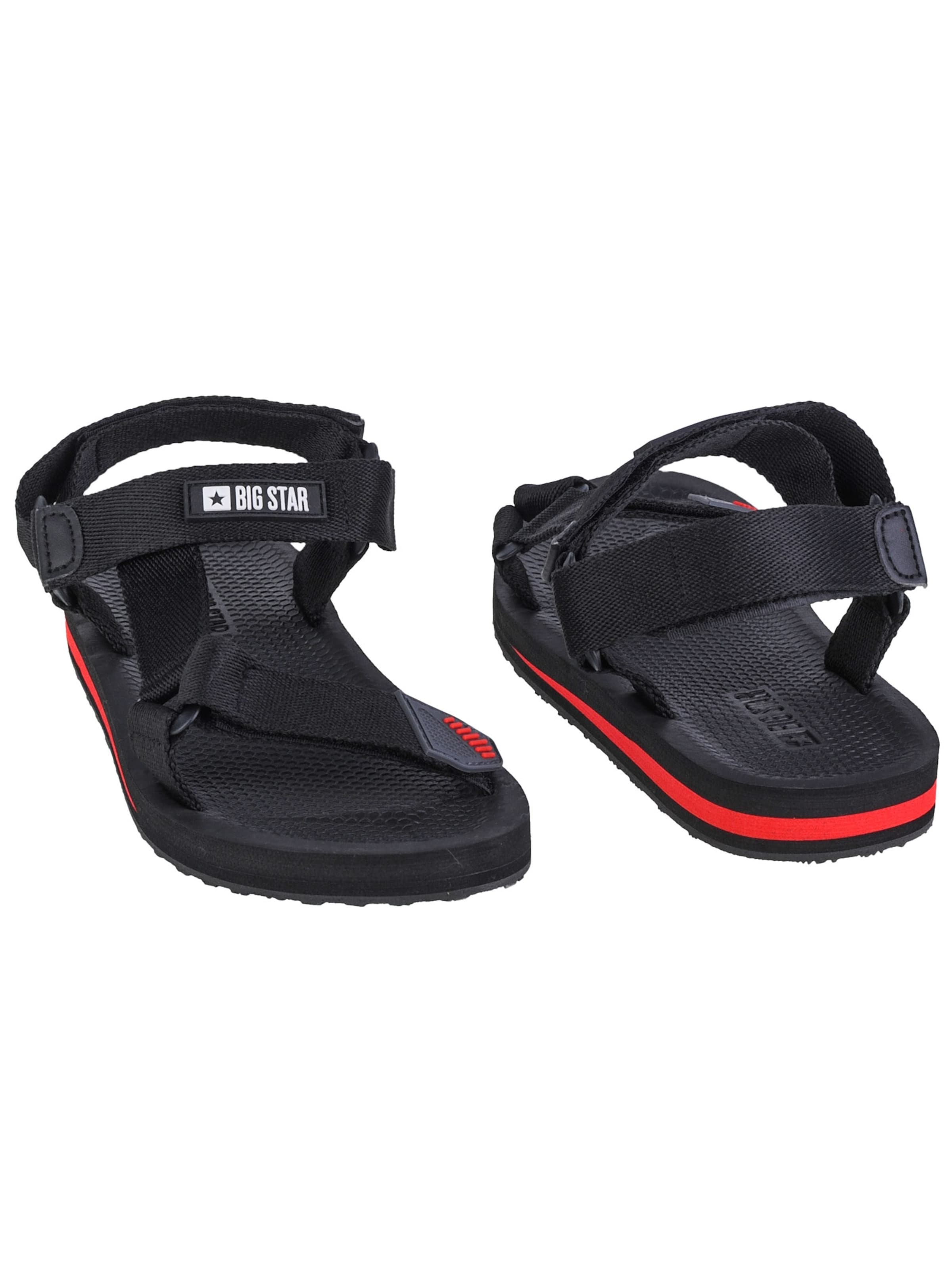 BIG STAR Trekkingsandale 'DD274A' in Schwarz