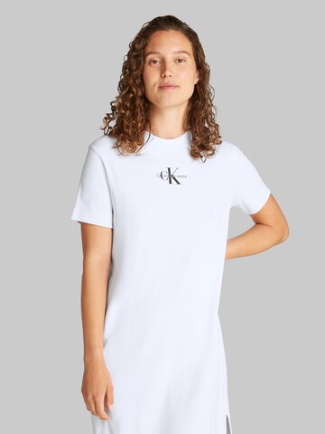 Calvin Klein Jeans Šaty – bílá