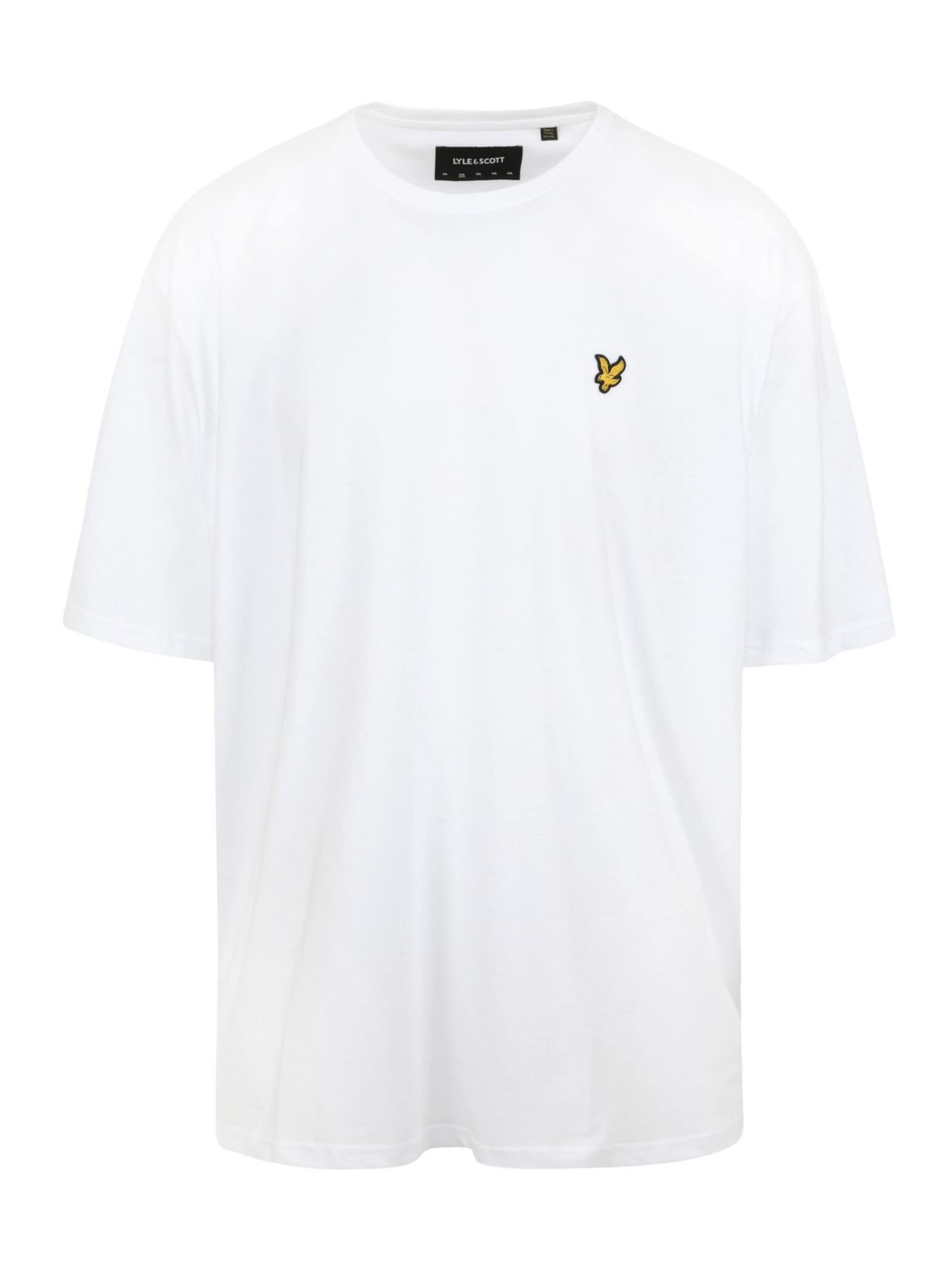 T-Shirt 'Plain' Lyle & Scott en blanc : devant