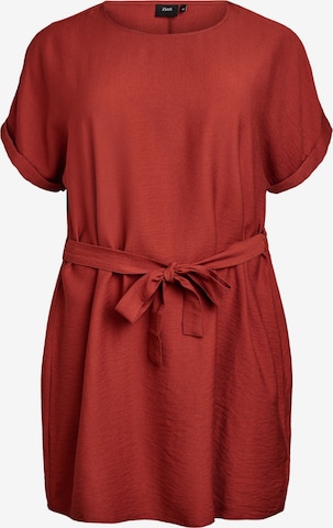 Zizzi Платье 'Vvilma' в Красный: спереди