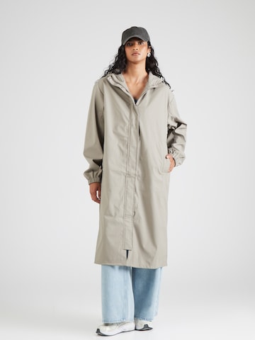 TOPSHOP Between-seasons coat 'Rain Mac' in Grey: front