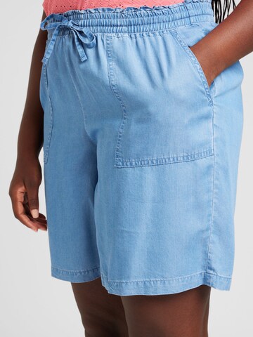 Vero Moda Curve Regular Shorts 'BREE' in Blau