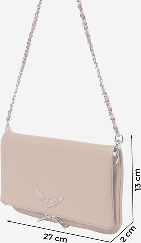 Zadig & Voltaire Clutch 'ROCK' in Roze