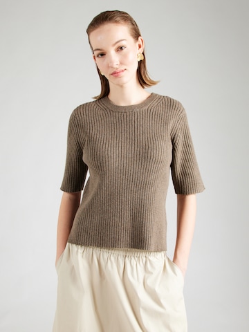 OBJECT Sweater 'OBJElva' in Brown: front