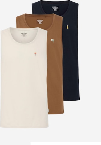 BLEND Shirt ' BHEmbo 3 Pack ' in Beige: front