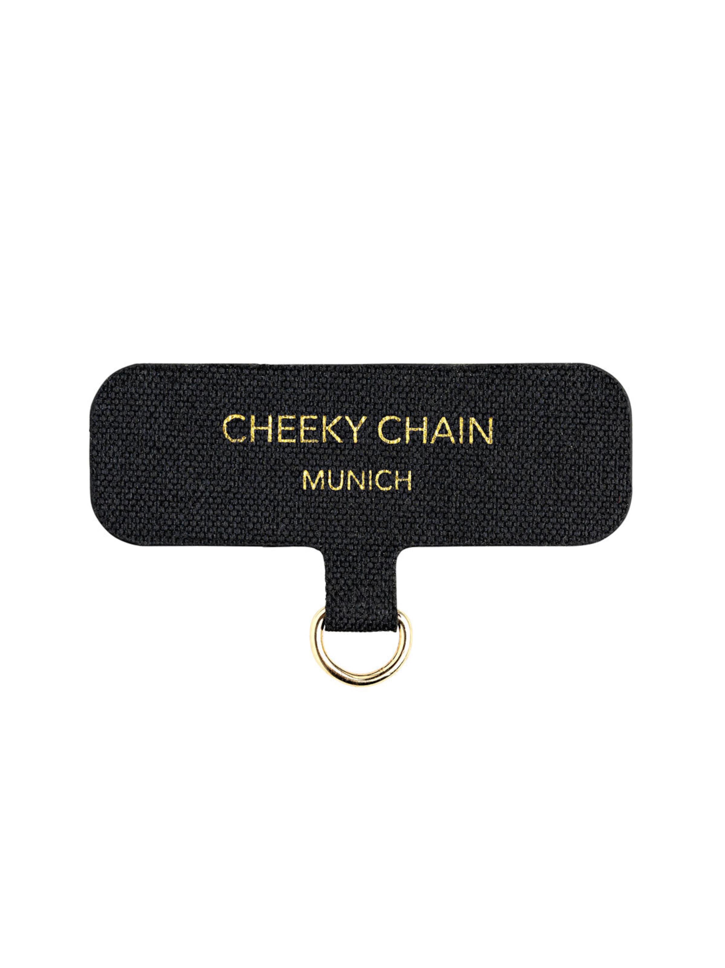 Cheeky Chain Munich Smartphone Case in Gold: front