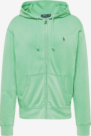 Polo Ralph Lauren Sweat jacket in Green: front