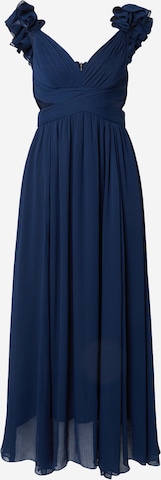 Morgan - Vestido de noche en azul: frente
