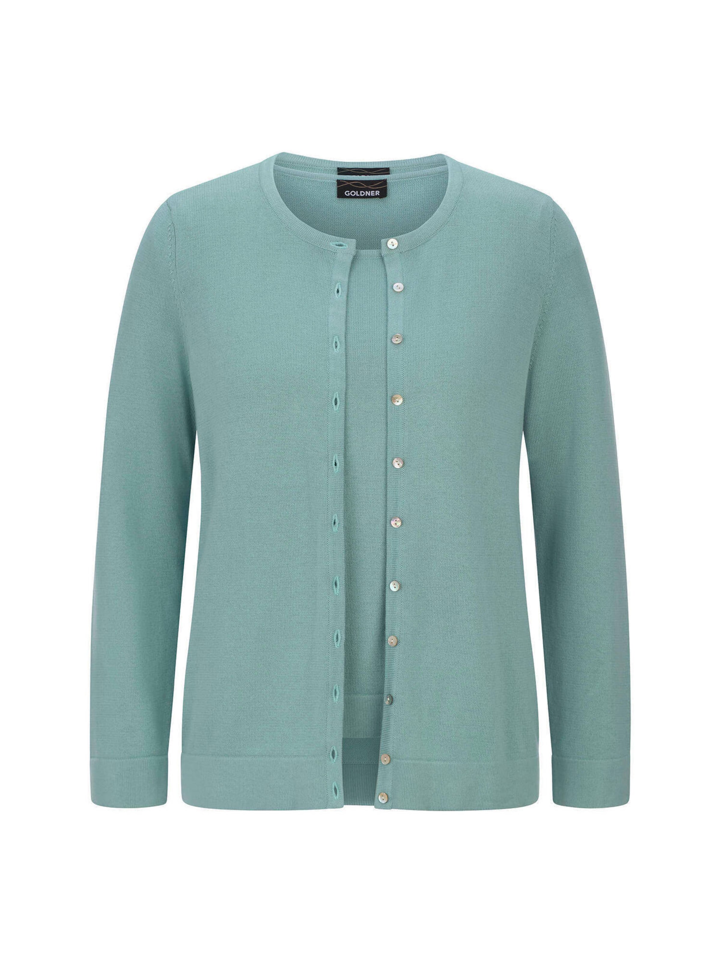Cardigan Goldner en bleu : devant