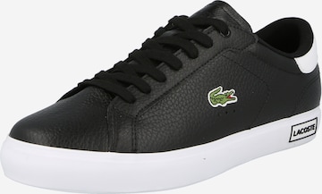 LACOSTE Låg sneaker 'Powercourt' i svart: framsida