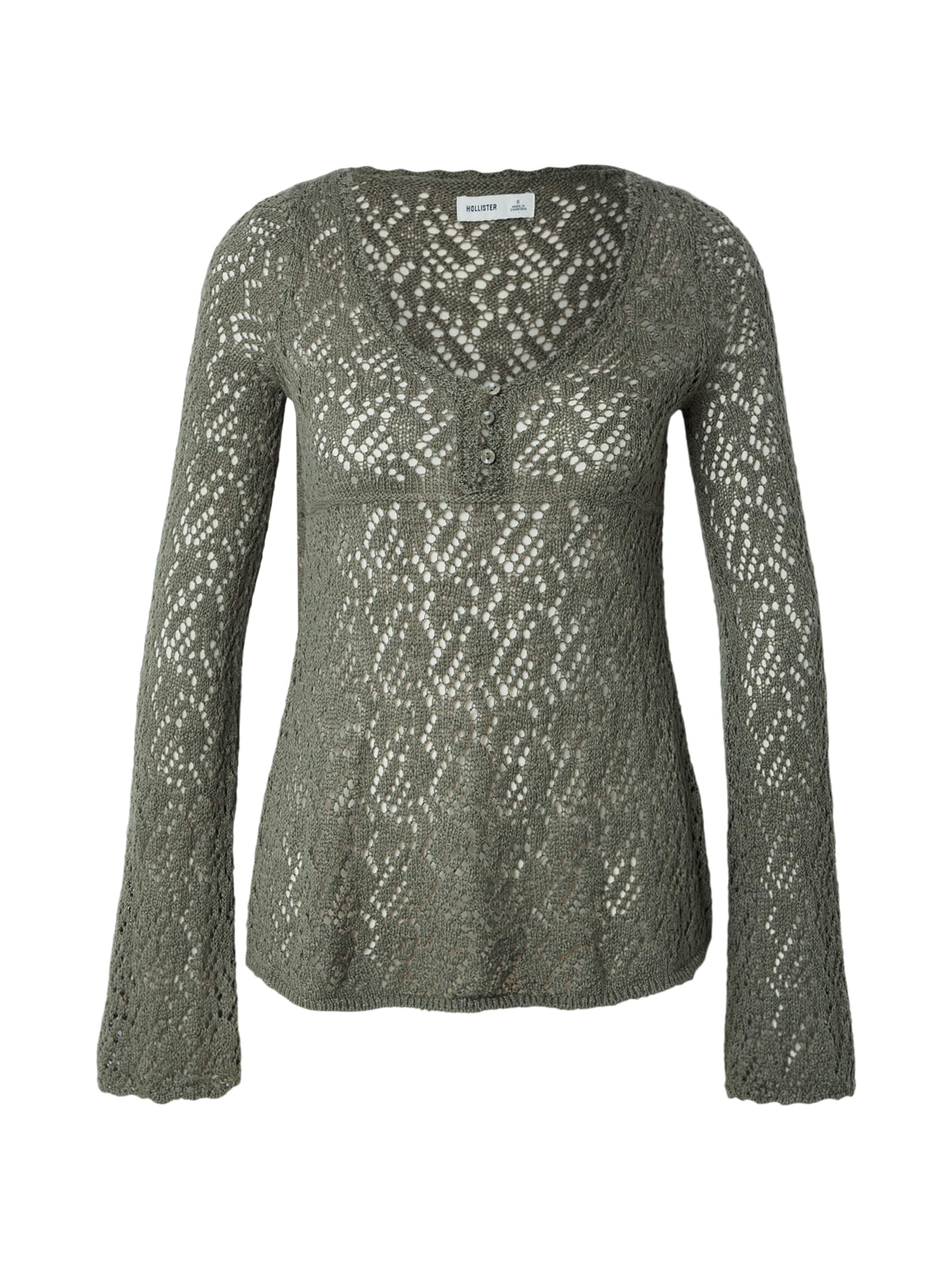 Pull-over 'BOHO STARSKY' HOLLISTER en vert : devant