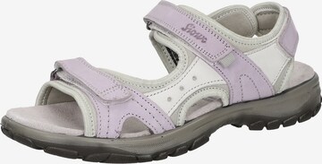 SIOUX Hiking Sandals ' Oneglia-700 ' in Purple: front