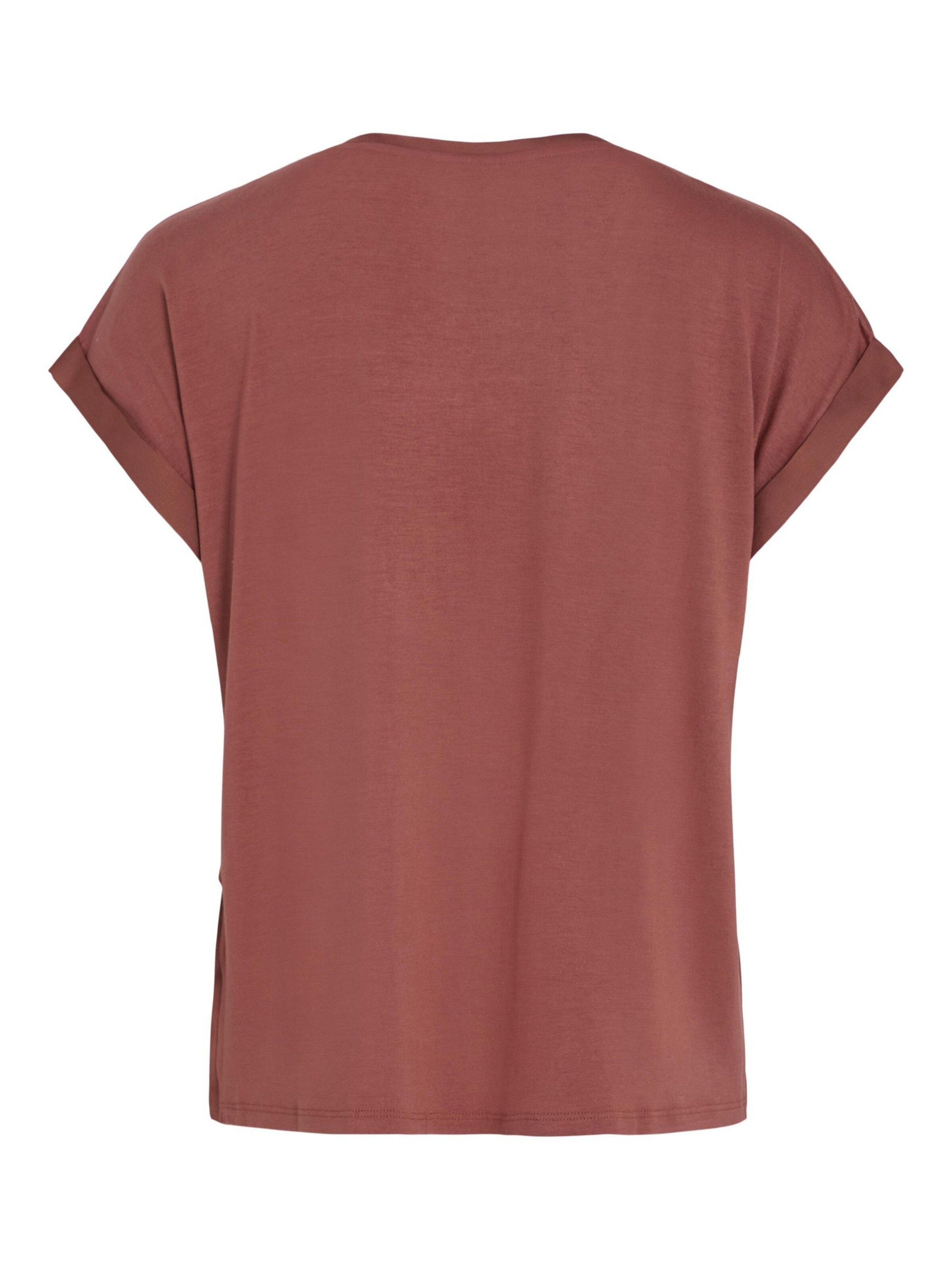 VILA Shirt 'VIELLETTE' in Brown