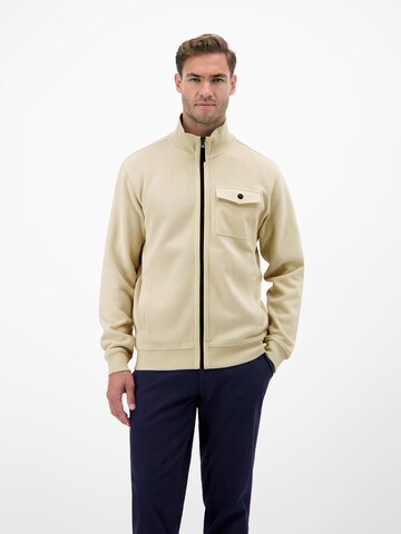 Veste de survêtement LERROS en beige : devant