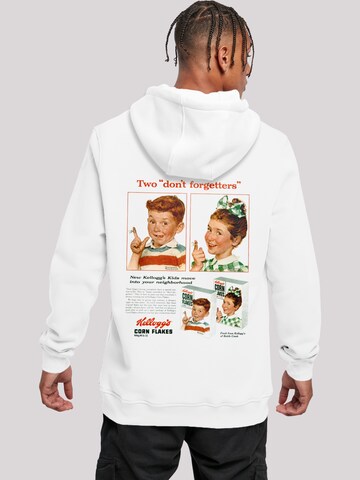 Sweat-shirt 'Kellogg's Corn Flakes Cereal Box Children Retro' F4NT4STIC en blanc : devant