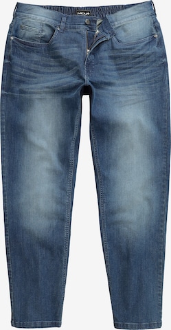 Men Plus Jeanshose in Braun: Vorderseite