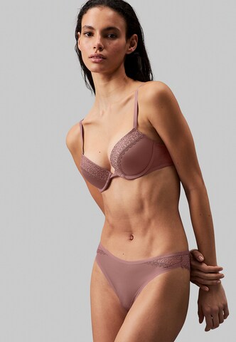 Calvin Klein Underwear Push-up Bra 'Flirty ' in Pink