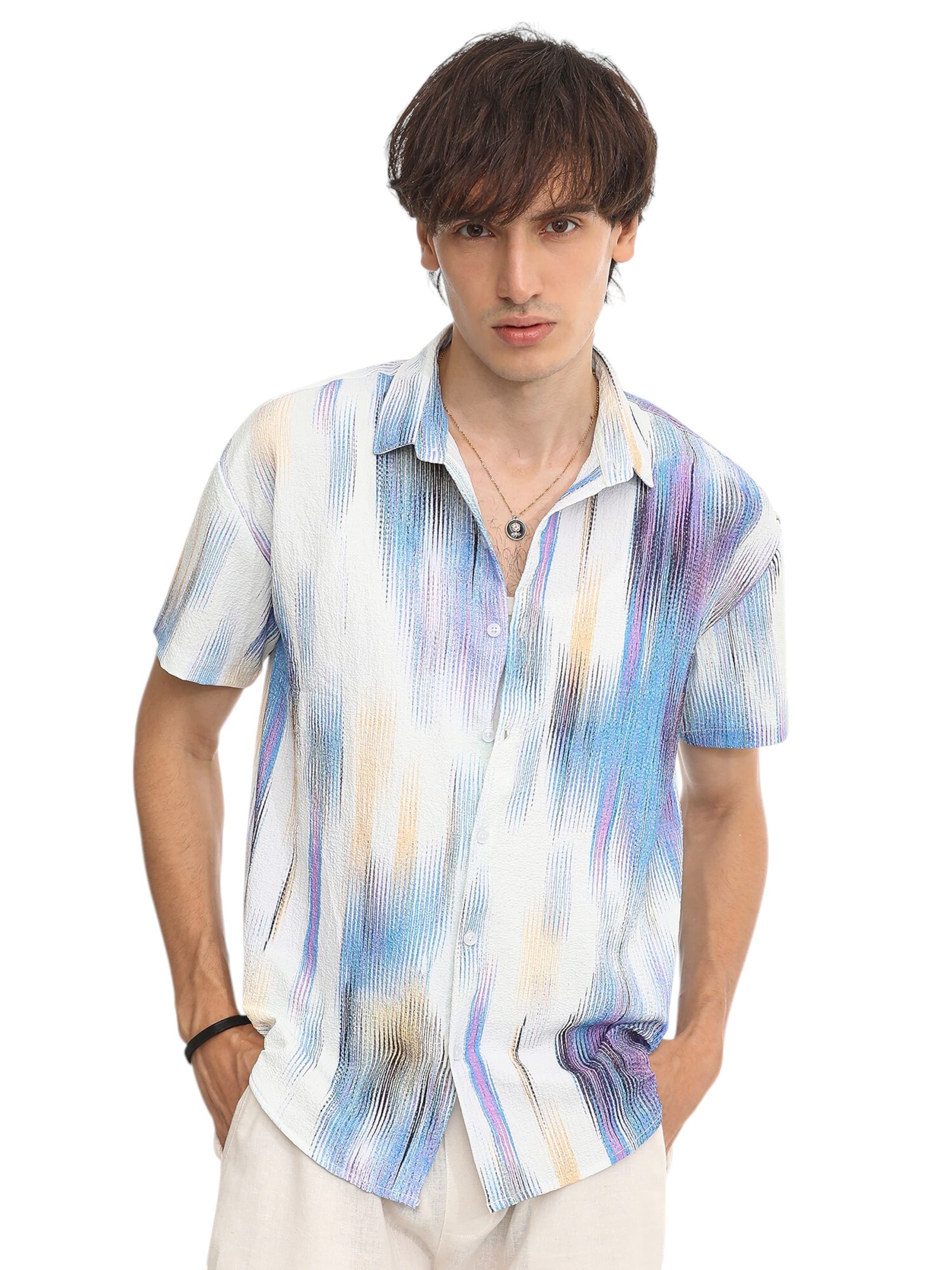 Campus Sutra Regular fit Overhemd 'Tilda' in Wit: voorkant