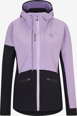 ZIENER Athletic Jacket 'NASINAH' in Purple: front