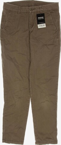 UNITED COLORS OF BENETTON Pants in XXS in Brown: front