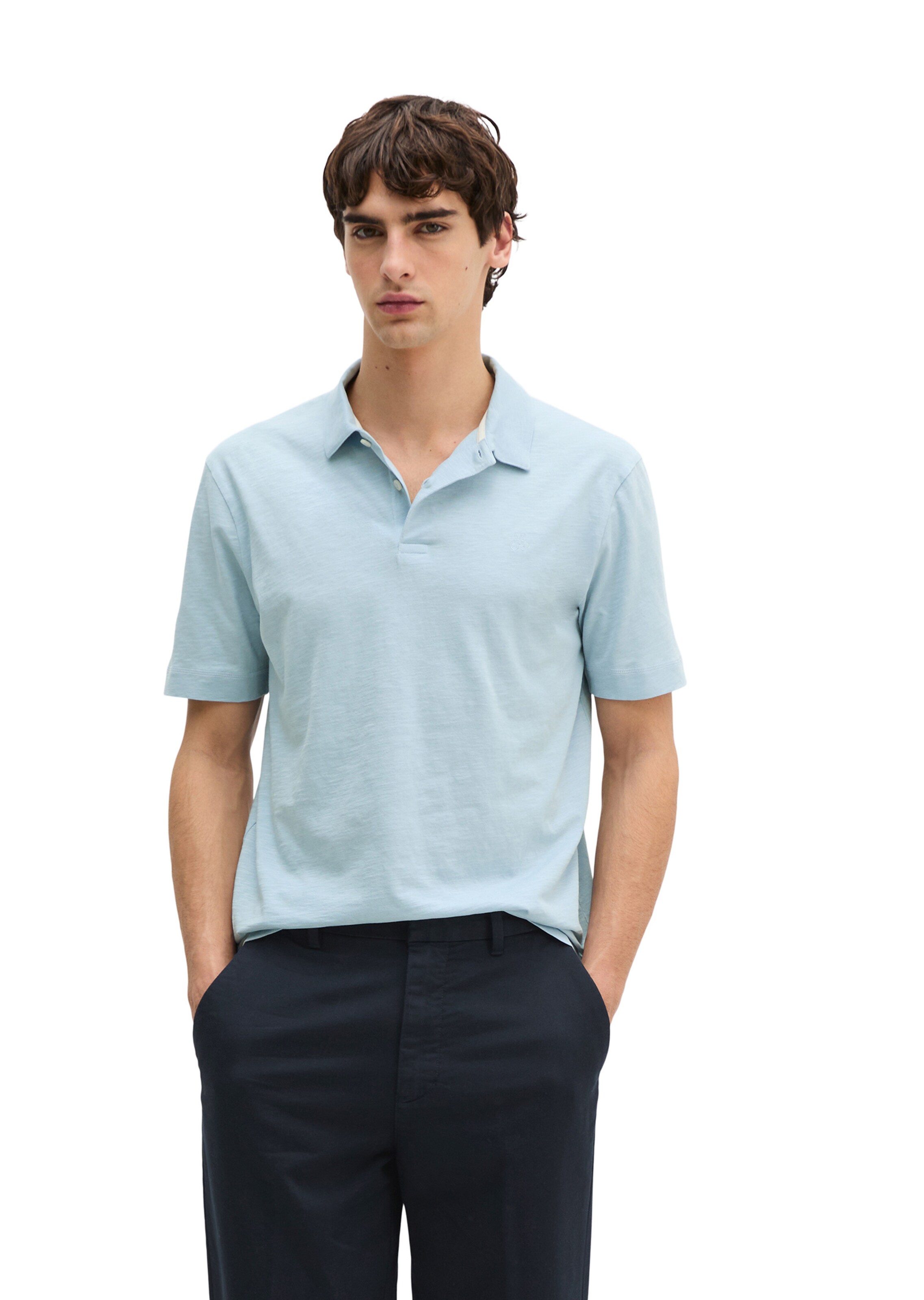 Marc O'Polo Poloshirt in Blau: Vorderseite