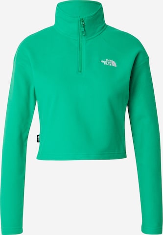 THE NORTH FACE Sportovní svetr 'GLACIER' – zelená: přední strana