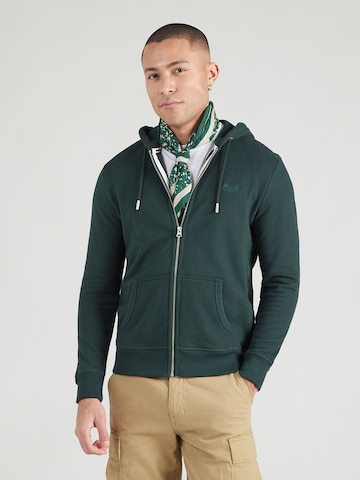 Hanorac 'Essential' de la Superdry & Co pe verde: față