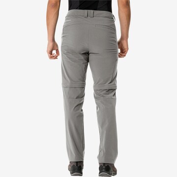 VAUDE Regular Outdoor Pants 'Farley Stretch ZO II' in Grey