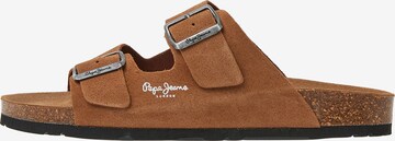 Pepe Jeans Pantolette in Braun: predná strana