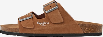 Pepe Jeans Sandals in Brown: front