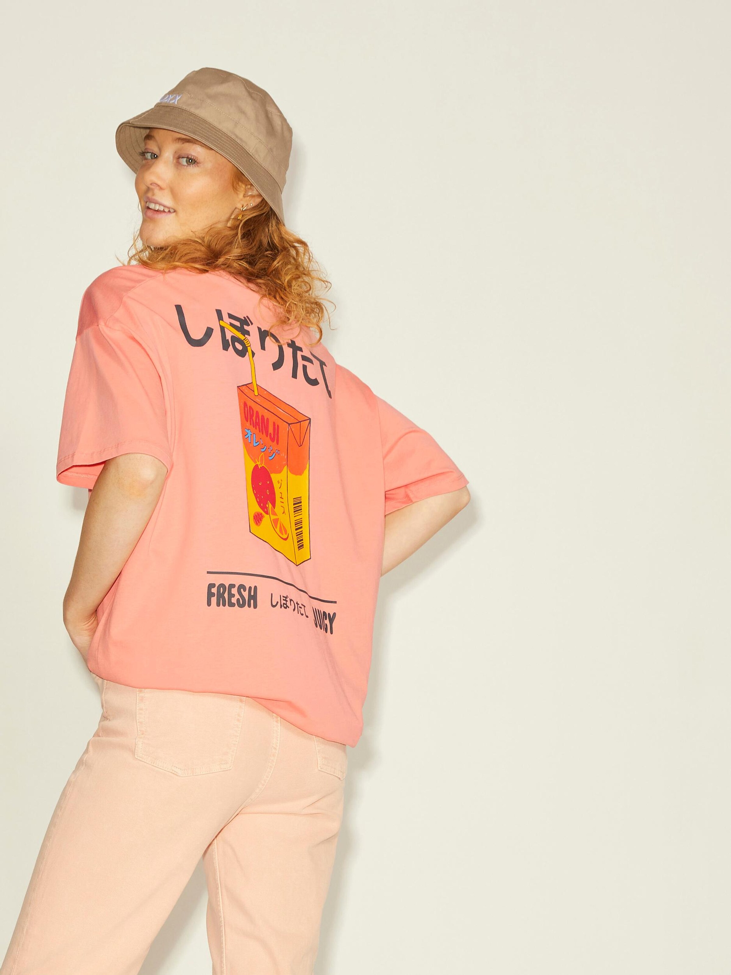 JJXX Oversized Shirt 'Kayle' in Orange 