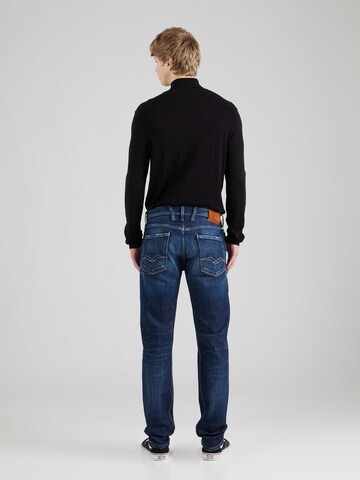 Coupe slim Jean 'Anbass' REPLAY en bleu