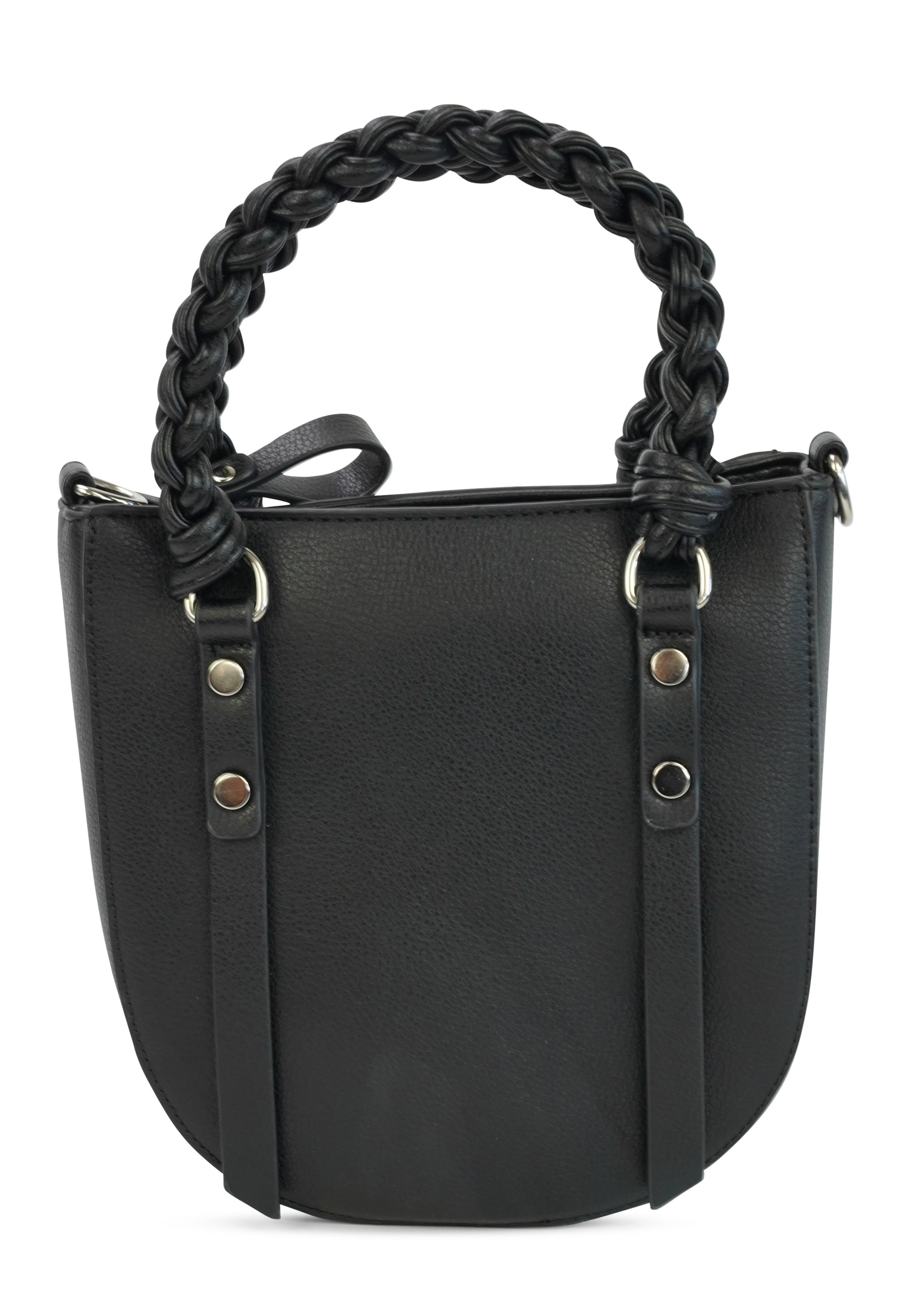 HARPA Shoulder Bag in Black: front