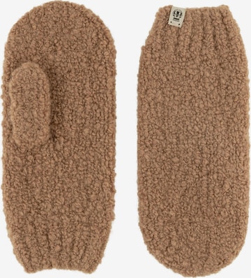 Roeckl Wanten 'WARM EMBRACE' in Bruin: voorkant