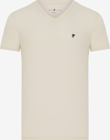 DENIM CULTURE - Camiseta 'Barrow' en beige: frente