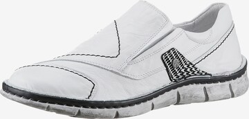 KRISBUT Slip-Ons in White: front