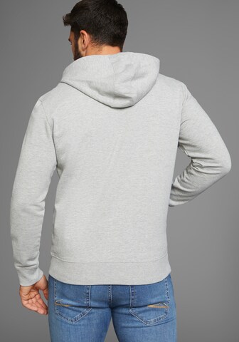 Man's World Zip-Up Hoodie in Grey