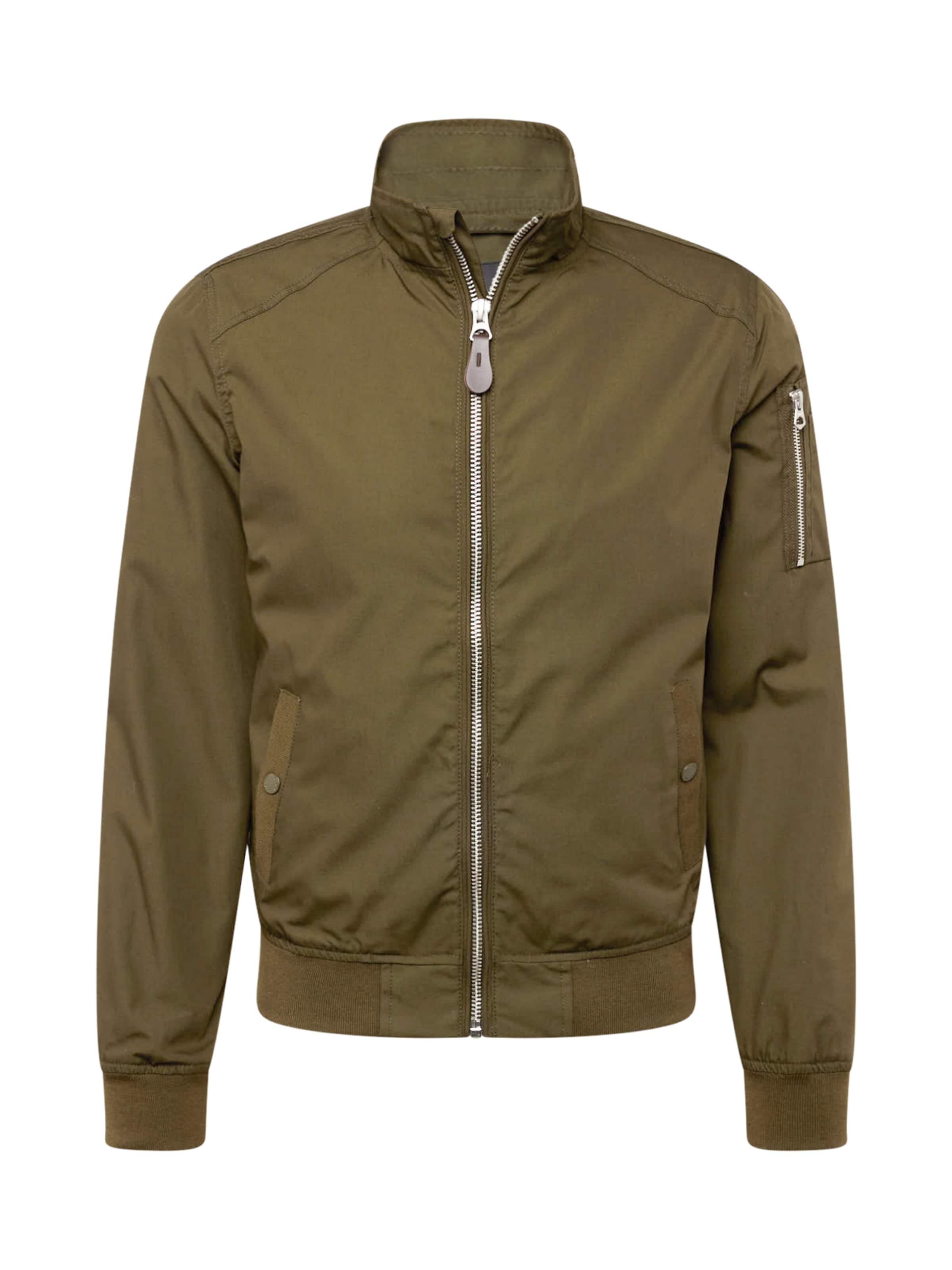 Giacca di mezza stagione 'Kenny' di Schott NYC in verde: frontale