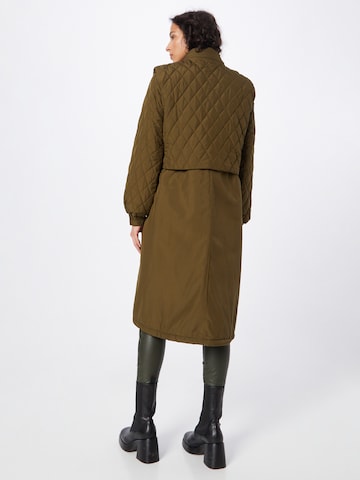 co'couture Between-Seasons Coat 'Sienna' in Green