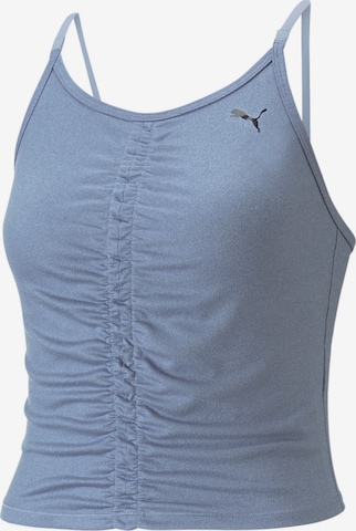 PUMA - Top desportivo em azul: frente