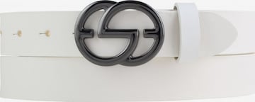 BELTINGER Belt 'Trevisoa' in White: front