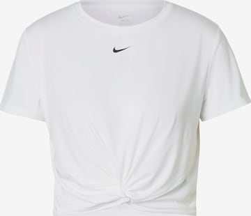 NIKE Funkčné tričko 'ONE CLASSIC' - Biela: predná strana